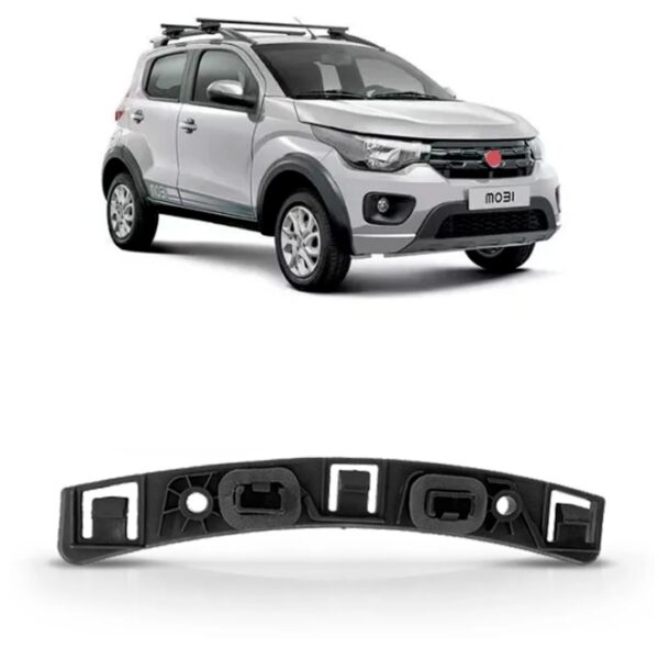 Suporte Guia Parachoque Traseiro Mobi 2016 Em Diante Lado Esquerdo