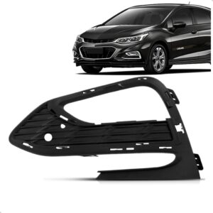 Moldura Farol Milha Cruze Hatch 2017 A 2019 Com Furo Sensor Lado Esquerdo