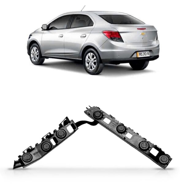 Suporte Guia Parachoque Traseiro Prisma 2012 A 2016 Lado Esquerdo