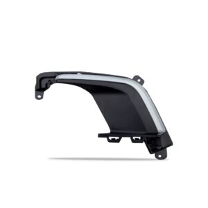 Moldura Farol Milha Peugeot 308 2012 2013 2014 2015 Cinza Lado Direito