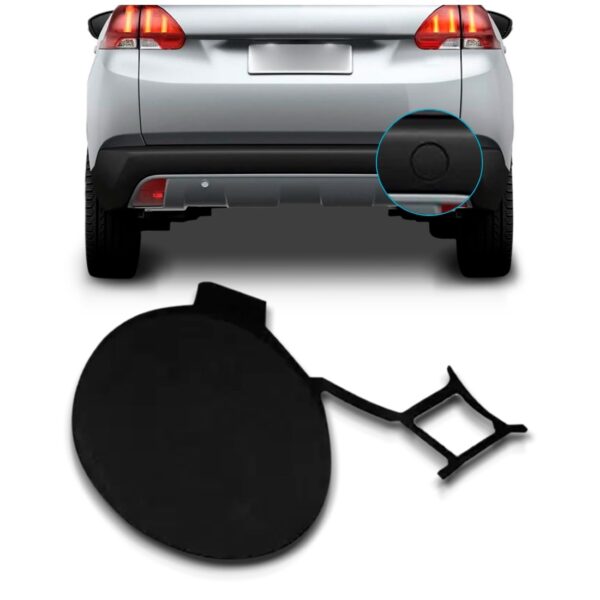 Tampa Reboque Parachoque Traseiro Peugeot 2008 2015 A 2019
