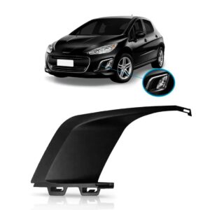 Moldura Milha Peugeot 308 2012 2013 2014 2015 Lado Esquerdo