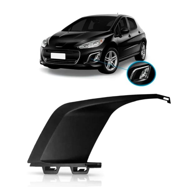 Moldura Milha Peugeot 308 2012 2013 2014 2015 Lado Esquerdo