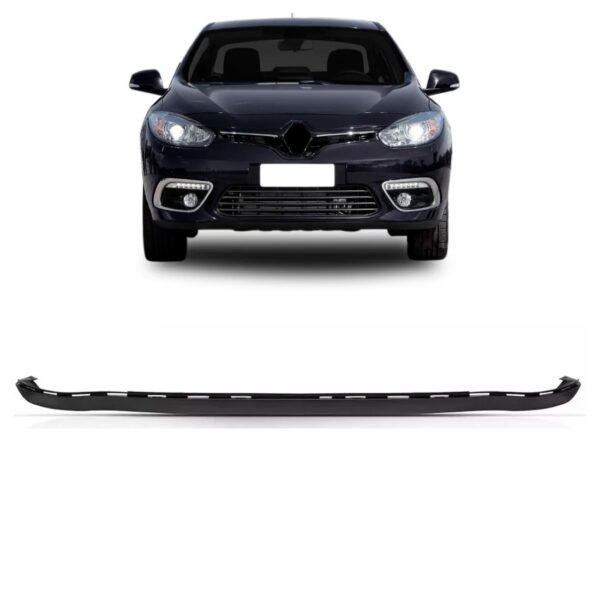 Spoiler Dianteiro Fluence 2013 2014 2015 2016 2017 Preto