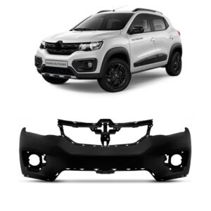 Parachoque Dianteiro Kwid 2017 A 2020 2021 1a Linha Novo Preto