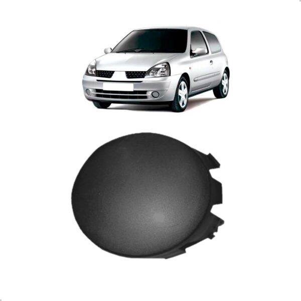 Tela Frontal Moldura Farol Milha Clio 2003 2004 2005 2006 Lado Esquerdo