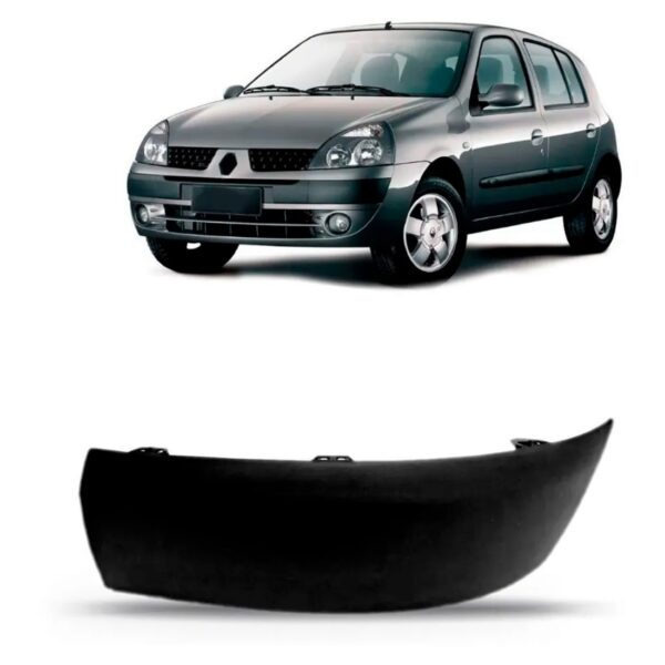 Moldura Parachoque Dianteiro Clio 2003 2004 2005 2006 Lado Esquerdo