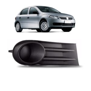 Moldura Farol Milha Gol G5 2010 2011 2012 2013 Sem Furo  Lado Direito