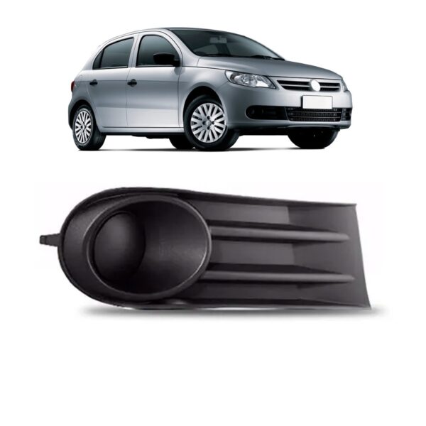 Moldura Farol Milha Gol G5 2010 2011 2012 2013 Sem Furo  Lado Direito