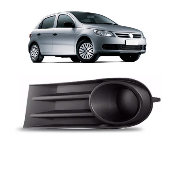 Moldura Farol Milha Gol G5 2010 2011 2012 2013 Sem Furo  Lado Esquerdo
