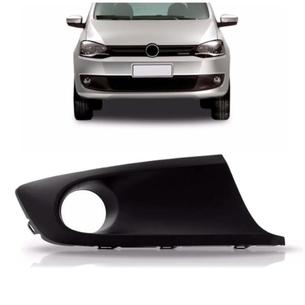 Tela Frontal Moldura Farol Milha Fox Spacefox 10/14 Com Furo Lado Direito