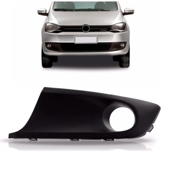 Tela Frontal Moldura Farol Milha Fox Spacefox 10/14 Com Furo Lado Esquerdo