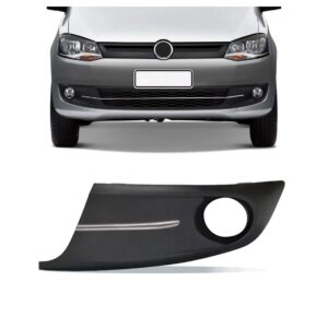 Moldura Farol Milha Fox 2010 A 2015 Com Furo Friso Cromado Lado Esquerdo