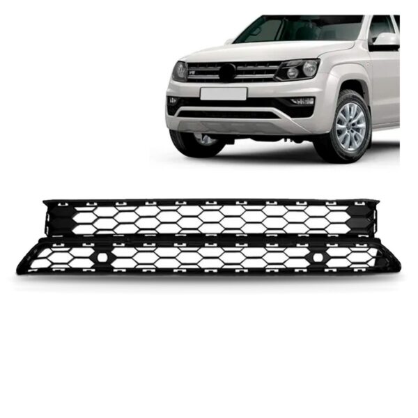Grade Tela Do Parachoque Amarok 2017 A 2018 Preto