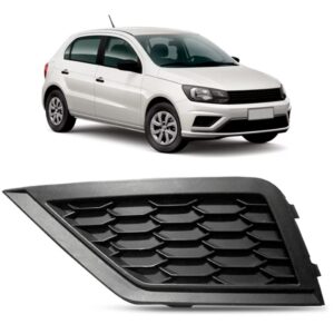 Tela Frontal Moldura Farol Milha Gol G8 2019 2020 Sem Furo Lado Direito