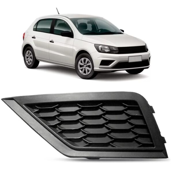 Tela Frontal Moldura Farol Milha Gol G8 2019 2020 Sem Furo Lado Direito