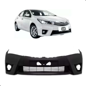 Parachoque Dianteiro Toyota Corolla 2014 2015 2016 1a Linha Preto