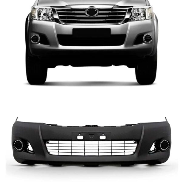 Parachoque Dianteiro Para Hilux 2012 A 2015 1a Linha Novo Preto