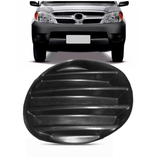 Grade Moldura Farol Milha Hilux 2005 2006 2007 2008 Lado Direito
