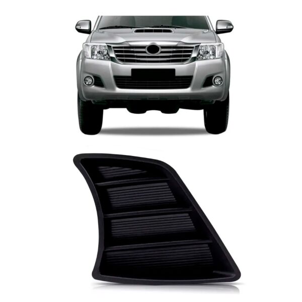 Tela Frontal Moldura Farol Milha Hilux 2012 2013 2014 2015 Lado Direito