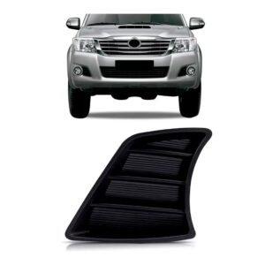 Tela Frontal Moldura Farol Milha Hilux 2012 2013 2014 2015 Lado Esquerdo
