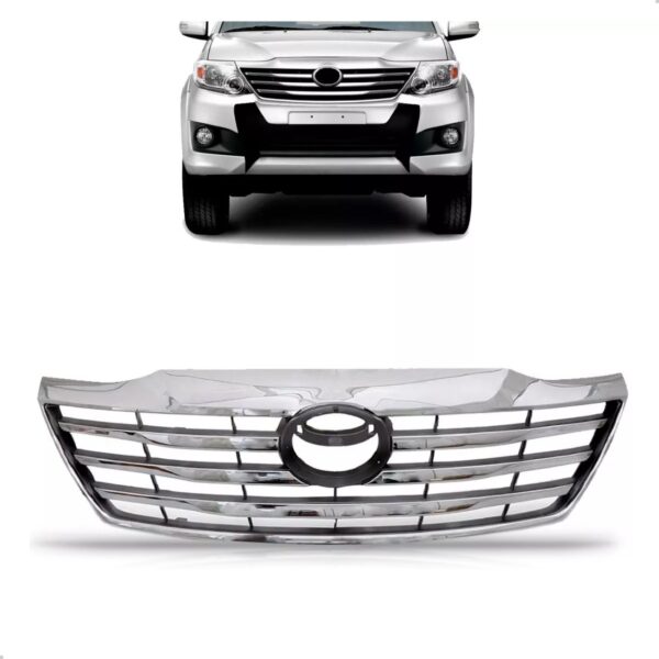 Tela Frontal Hilux Sw4 2012 2013 2014 2015 Radiador Cromada Plástico