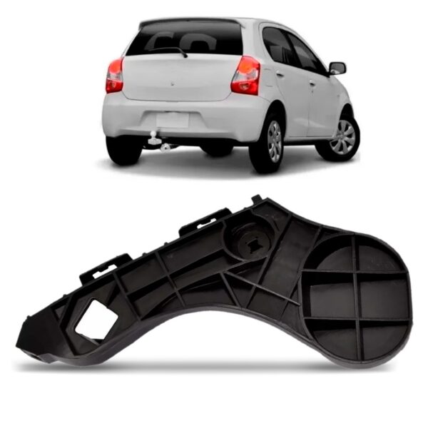 Suporte Guia Parachoque Traseiro Etios Hatch 2012 Em Diante Lado Esquerdo