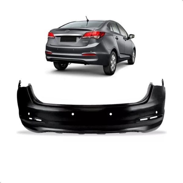 Parachoque Traseiro Hb20 Sedan 2013 A 2015 C/ Furo 1a Linha