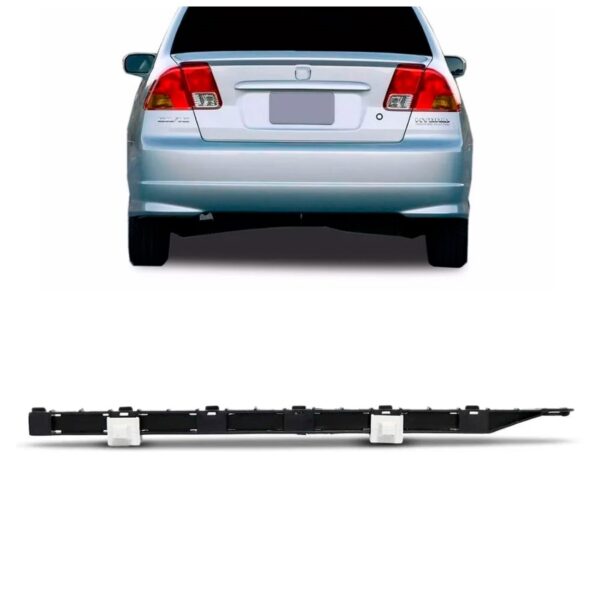 Suporte Guia Parachoque Traseiro Civic 2003 04 05 2006 Le Esquerdo Motorista