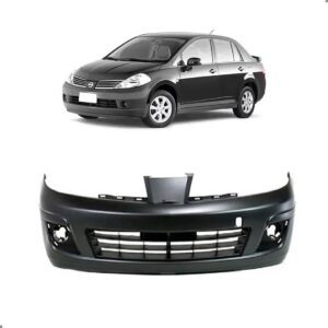Parachoque Dianteiro Nissan Tiida 2007 A A 2010 1a Linha - Preto