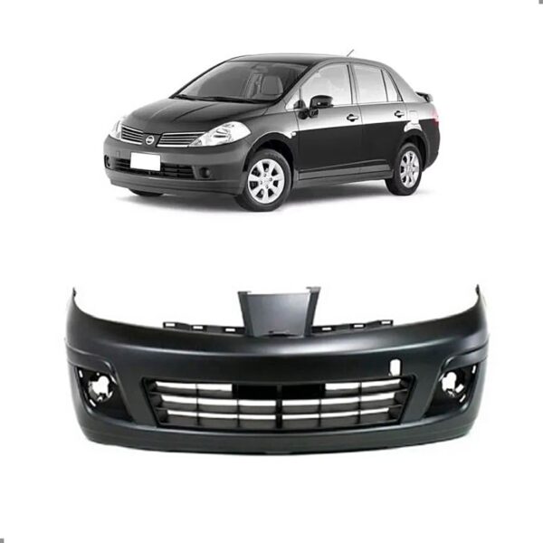 Parachoque Dianteiro Nissan Tiida 2007 A A 2010 1a Linha - Preto