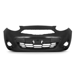 Parachoque Dianteiro March 2014 A 2018 Novo Liso Preto