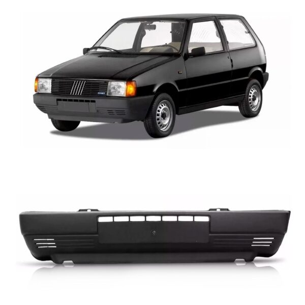 Parachoque Dianteiro Uno 1990 91 92 93 94 95 1996 1997 Preto Preto