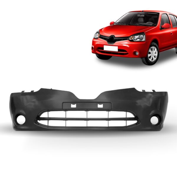 Parachoque Dianteiro Clio 2012/16 C/furo 1a Linha Preto
