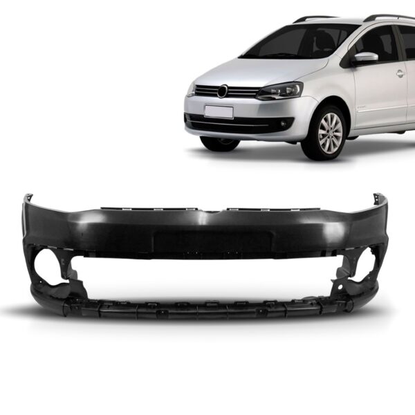 Parachoque Dianteiro Para Cross Fox Space Cross 2010 A 2014 Preto