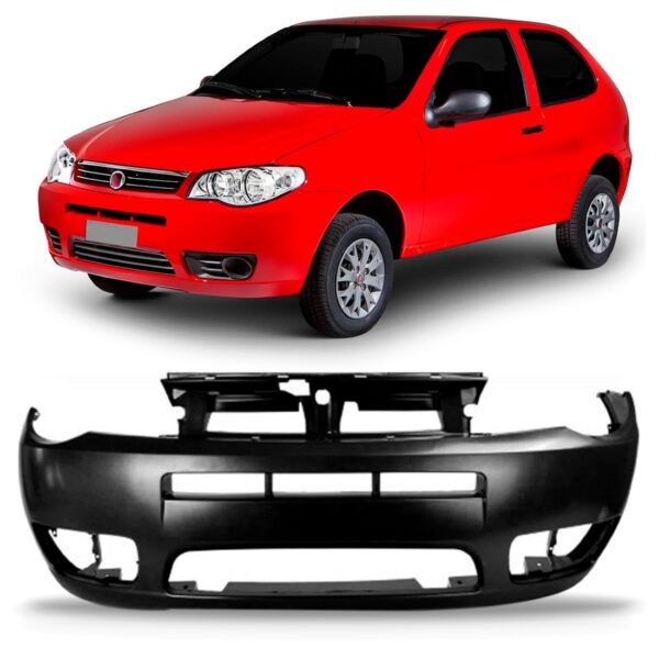 Parachoque Dianteiro Palio 04 2005 2006 2007 1a Linha Novo Preto
