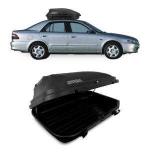 Baú Maleiro De Teto Motobul 270 Litros MAZDA-626 Preto
