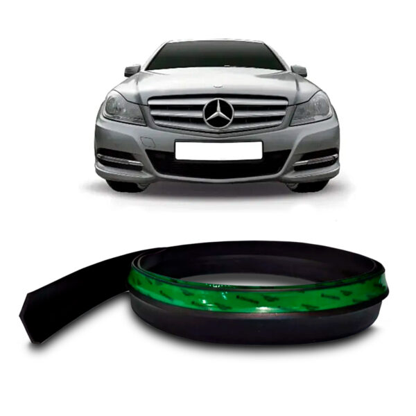 Saia Spoiler Para MERCEDES-C180 Z Lip Borracha Esportivo Ez