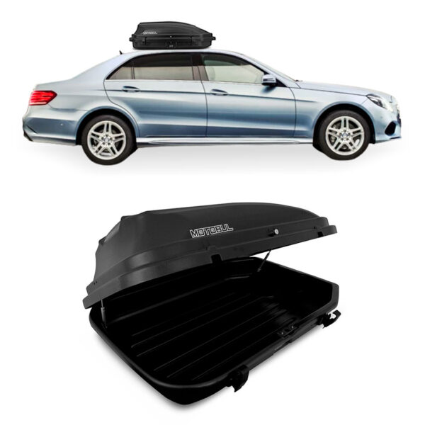 Baú Maleiro De Teto Motobul 270 Litros MERCEDES-CLASSE-E Preto