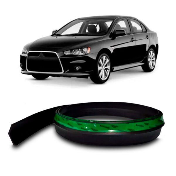 Saia Spoiler Para MITSUBISHI-LANCER Z Lip Borracha Esportivo Ez