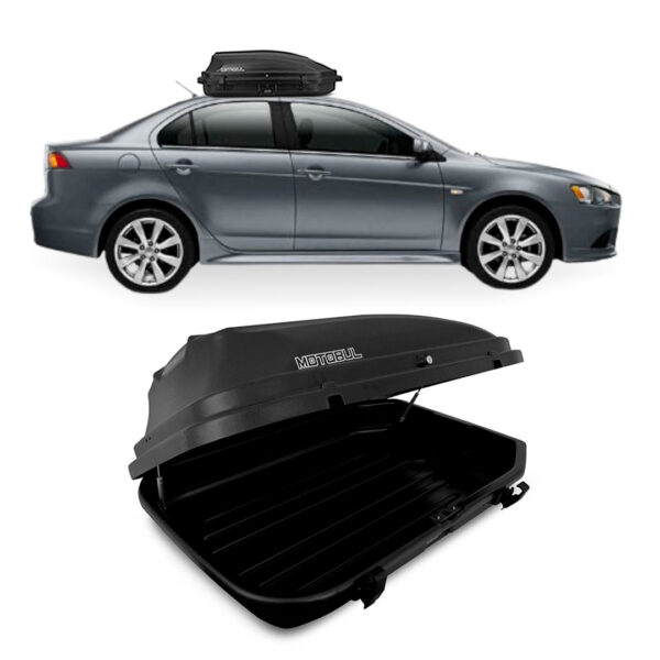 Baú Maleiro De Teto Motobul 270 Litros MITSUBISHI-LANCER Preto