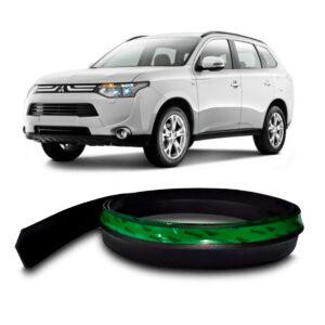 Saia Spoiler Para MITSUBISHI-OUTLANDER Z Lip Borracha Esportivo Ez