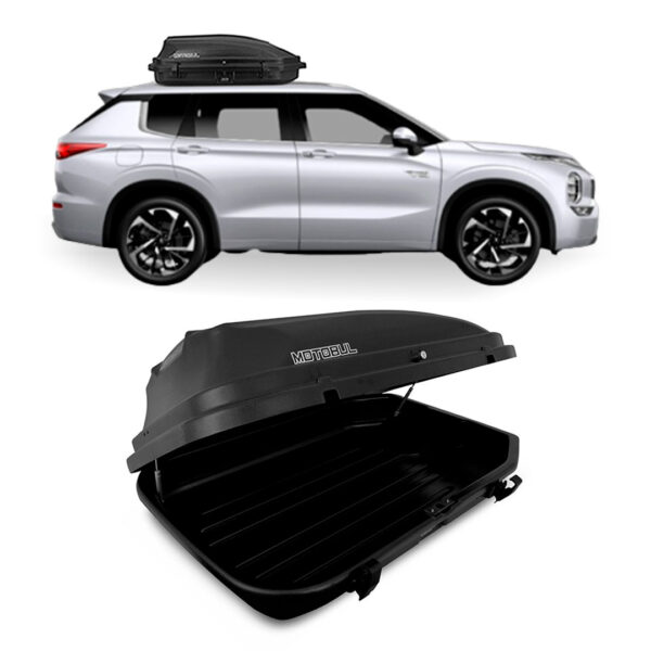 Baú Maleiro De Teto Motobul 270 Litros MITSUBISHI-OUTLANDER Preto