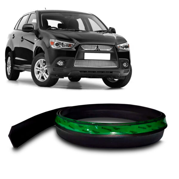 Saia Spoiler Para MITSUBISHI-ASX Z Lip Borracha Esportivo Ez
