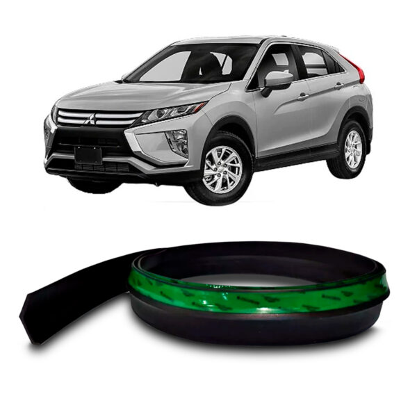 Saia Spoiler Para MITSUBISHI-ECLIPSE-CROSS Z Lip Borracha Esportivo Ez