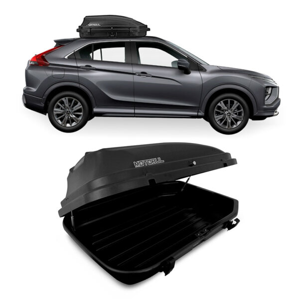 Baú Maleiro De Teto Motobul 270 Litros MITSUBISHI-ECLIPSE-CROSS Preto
