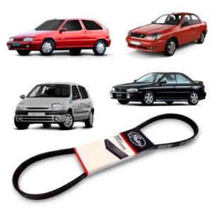 Correia Poly V Alternador Direção Ar Clio Kangoo Express