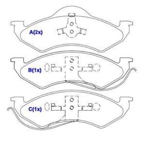 Jogo De Pastilha De Freio Dianteiro Dakota Syl 1125