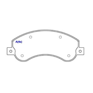 Pastilha Dianteira Bosch Amarok Cd 2.0 16v 10 Em Diante