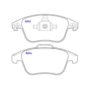 Jogo Pastilha Freio Dianteira C4 Lounge Picasso Ds4 Ds5 1134